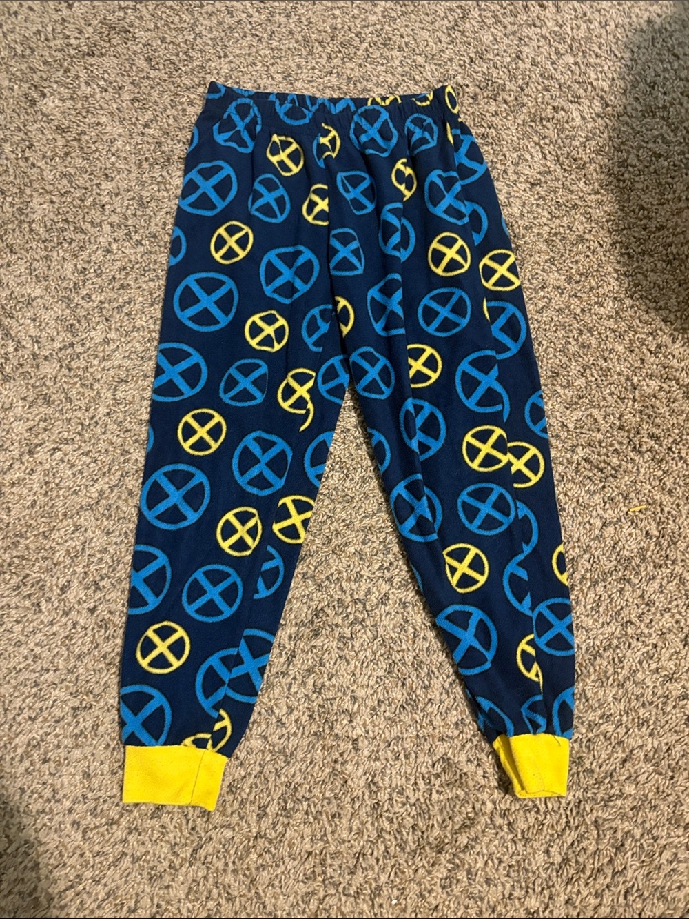 X-men  X-Pattern Fleece Kids Pajama Pants